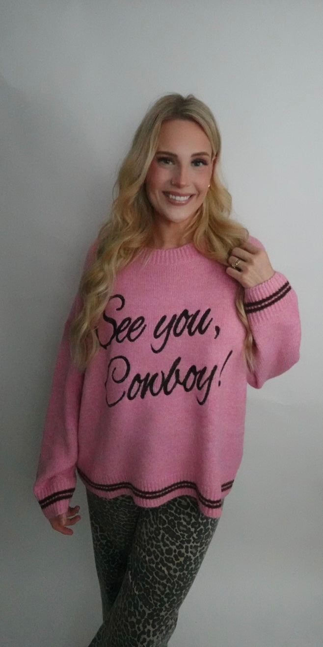 see you cowboy sweater