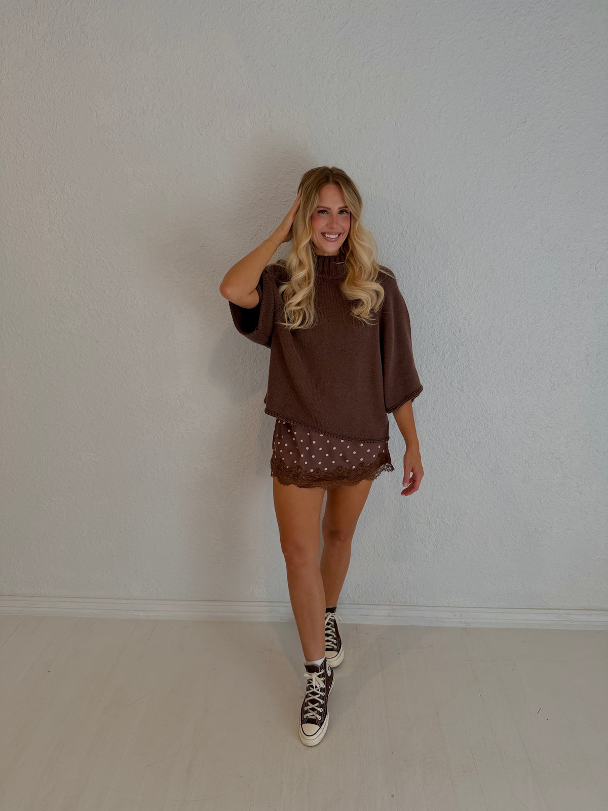 sienna mockneck sweater