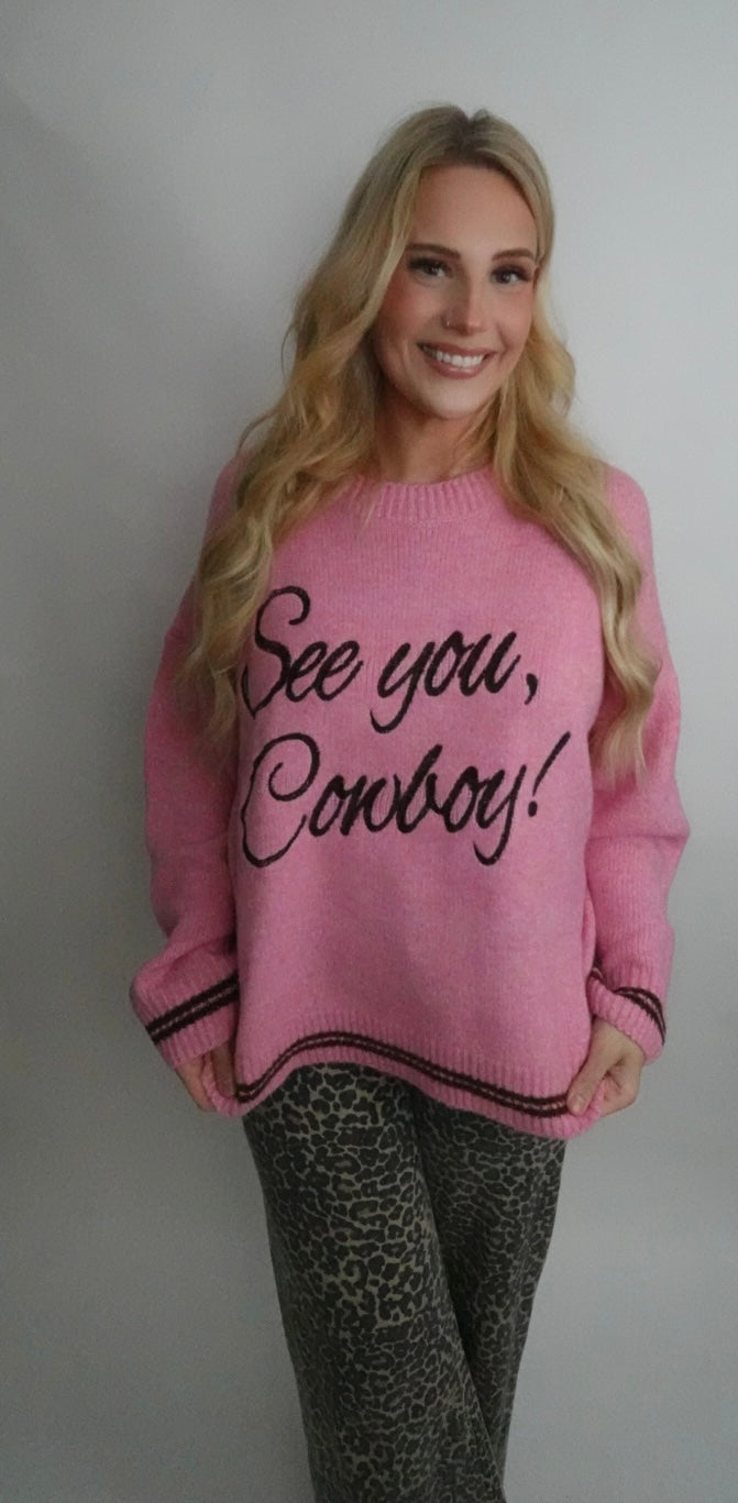 see you cowboy sweater