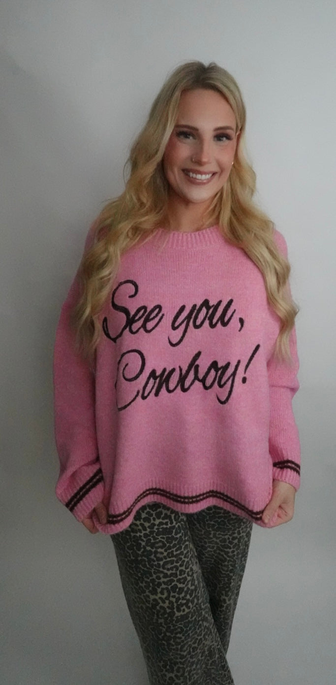 see you cowboy sweater