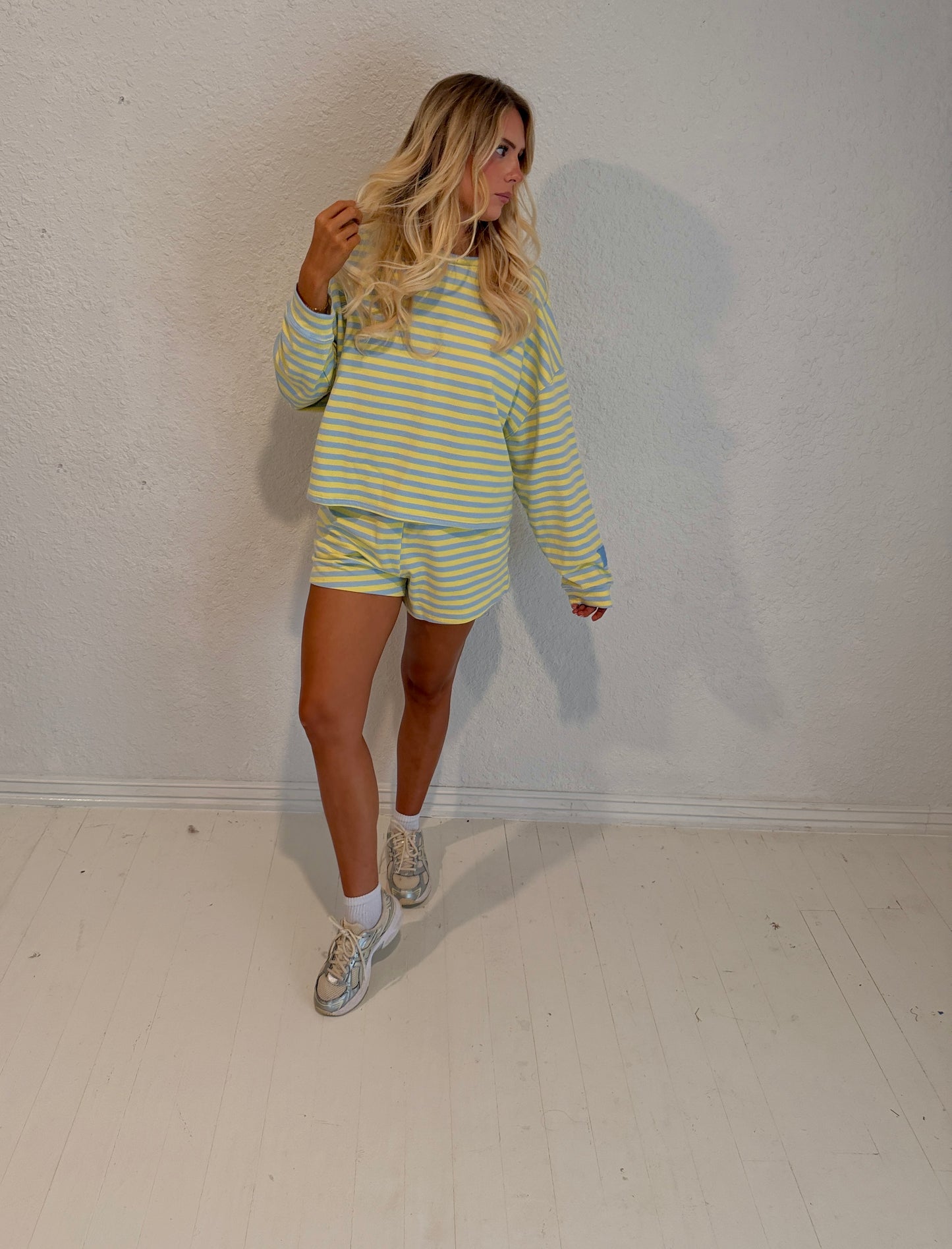 lemon lime stripe set