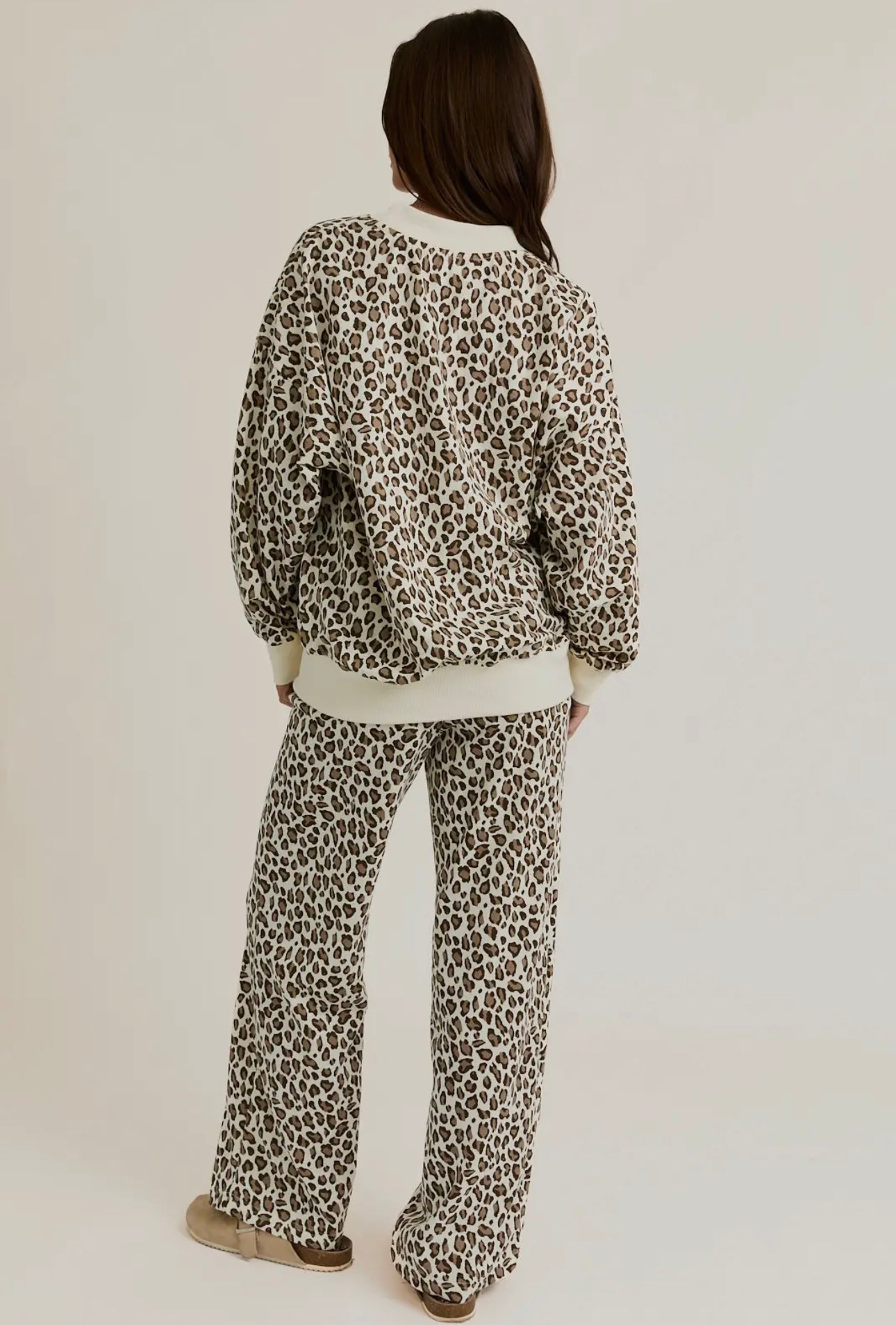 leopard lounge set