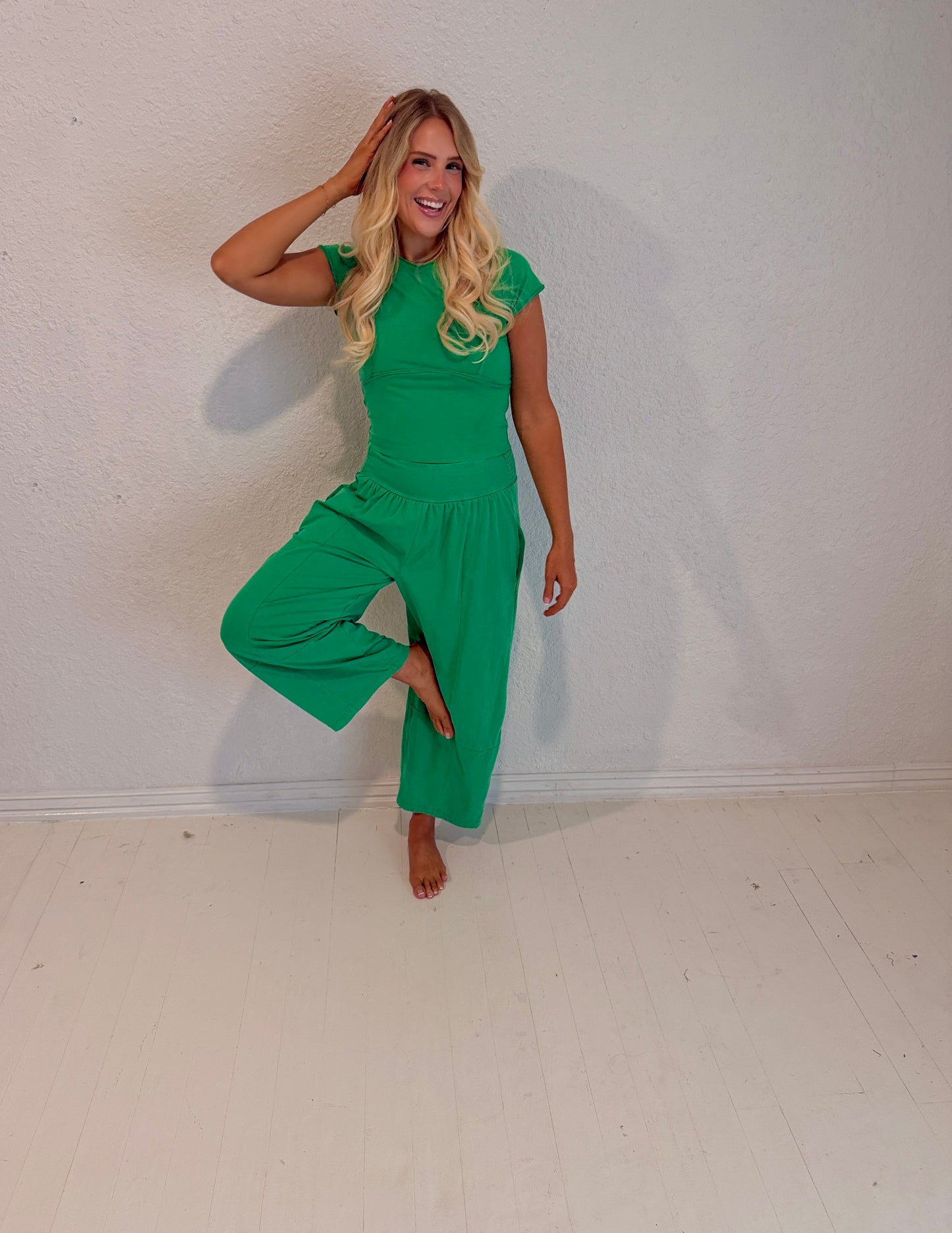 kelly green on-the-go set