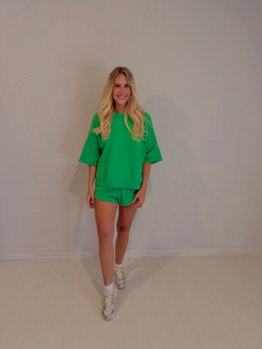 kelly green matching set
