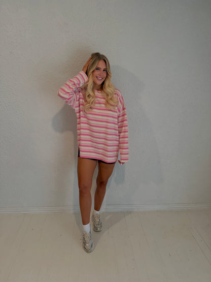strawberry lime stripe long sleeve