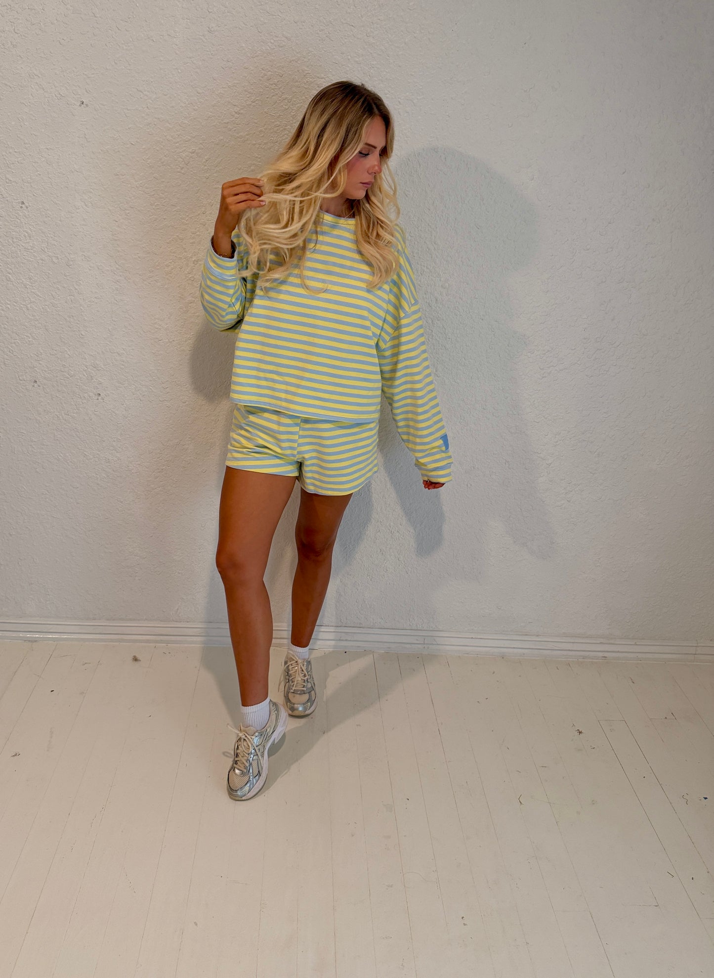 lemon lime stripe set