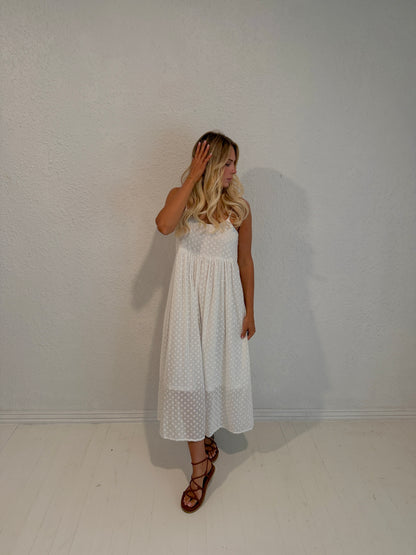 ivory bloom maxi dress