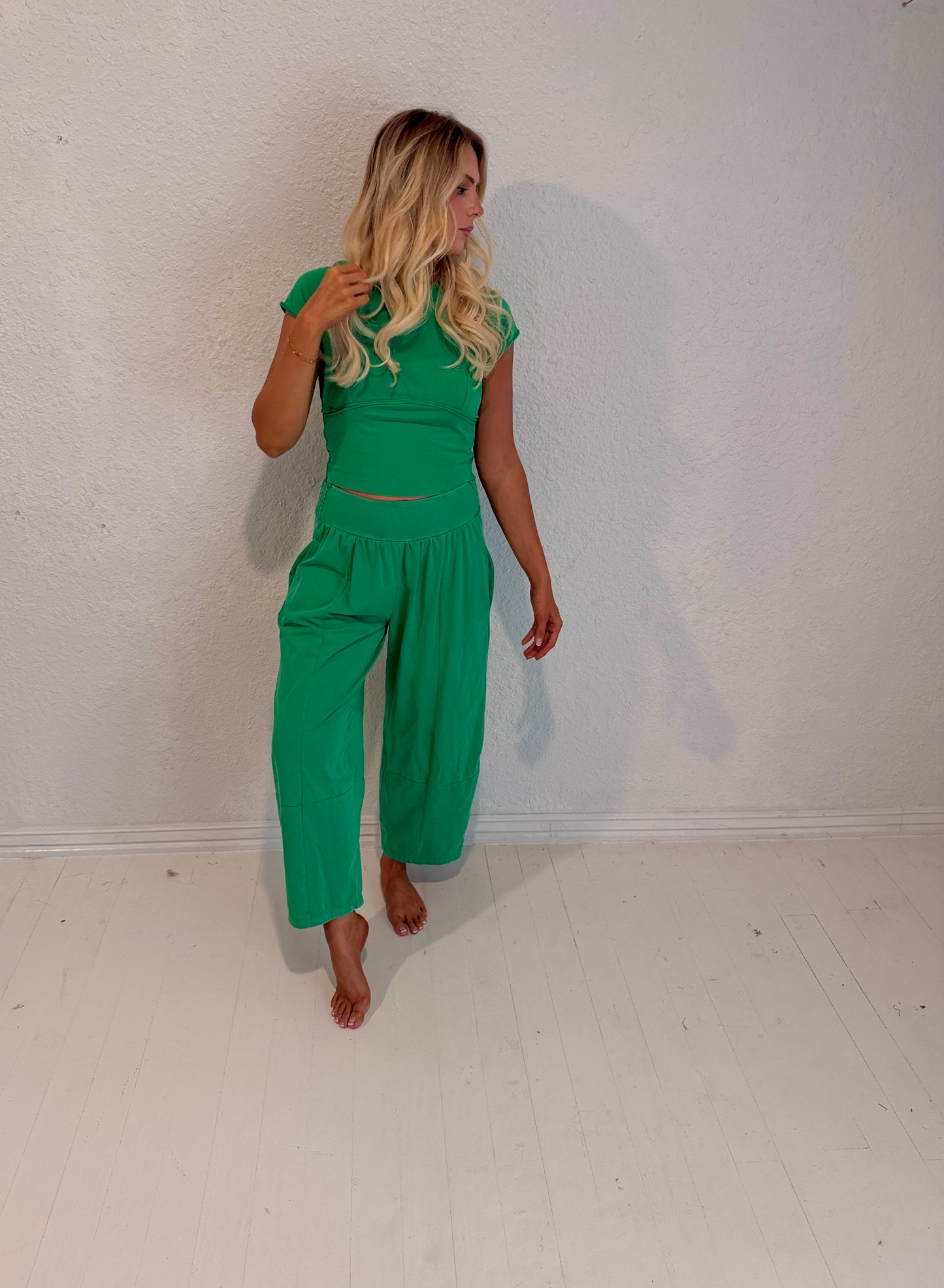 kelly green on-the-go set