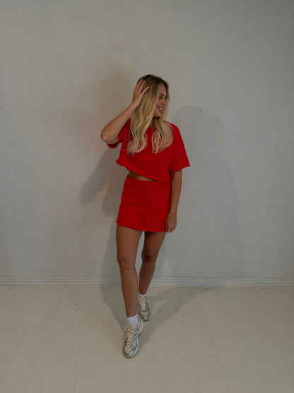 cherry on top skort set
