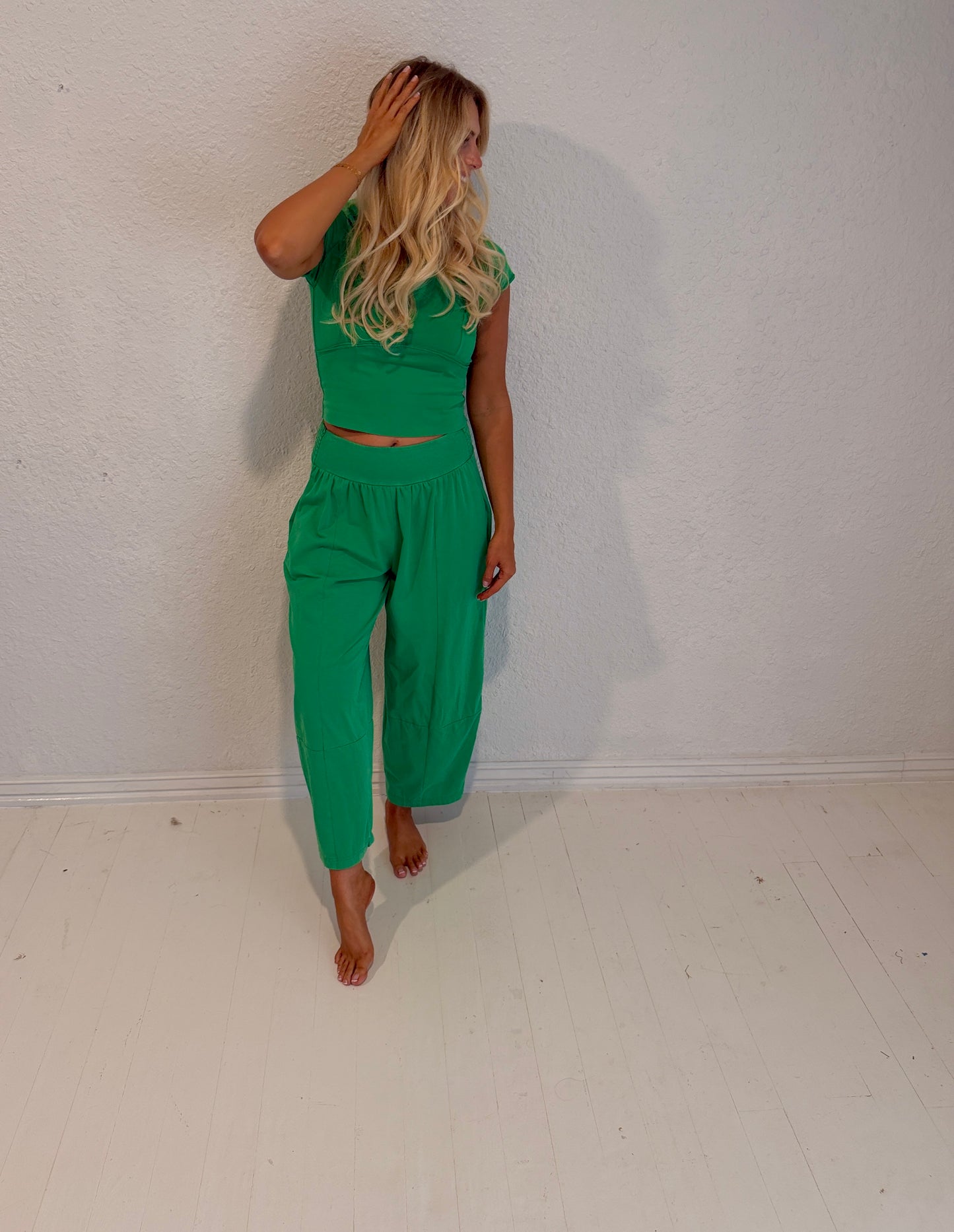 kelly green on-the-go set