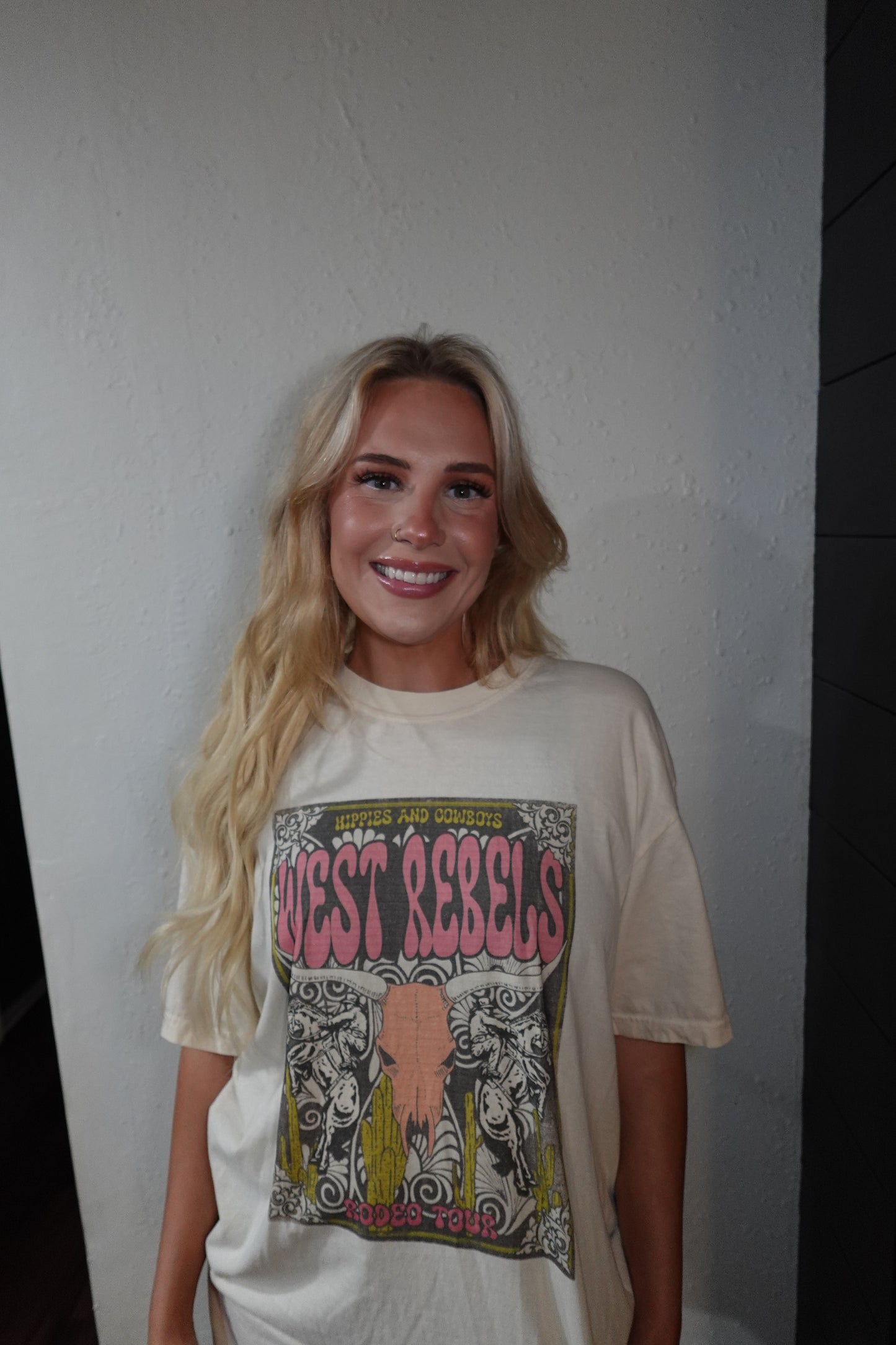 oversized west rebels vintage tee