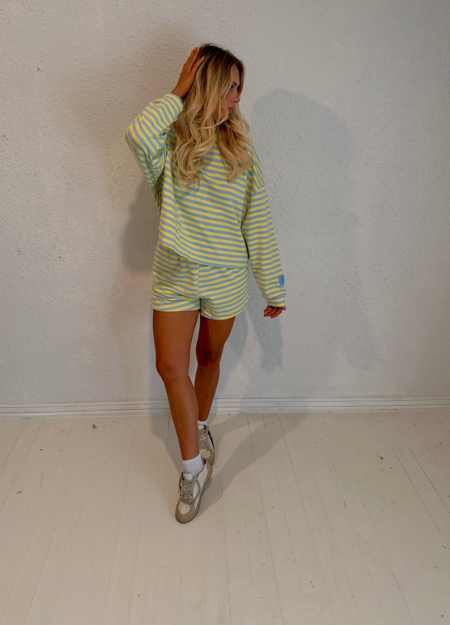 lemon lime stripe set