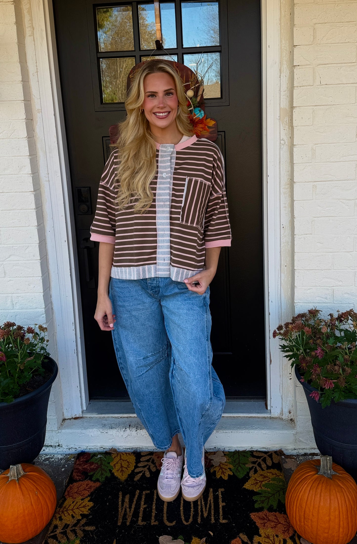 mocha blush oversized cardigan