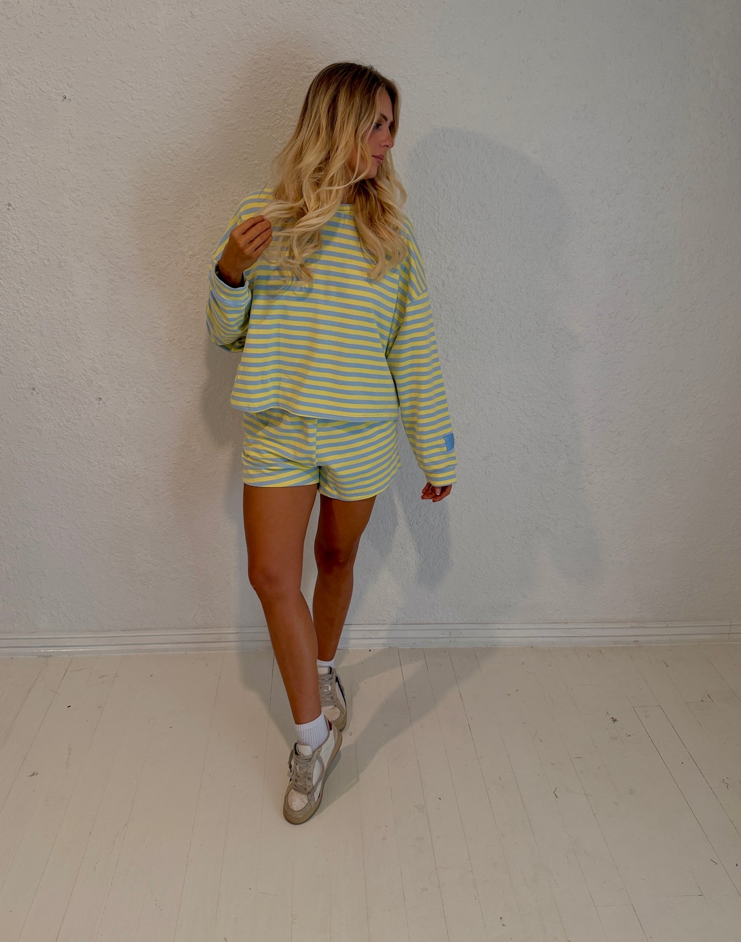 lemon lime stripe set