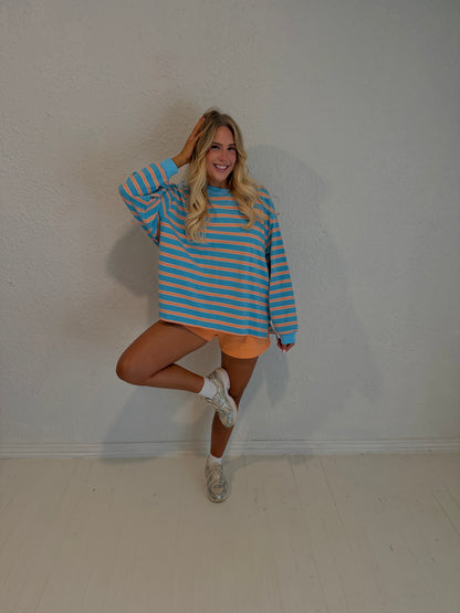 citrus twist stripe long sleeve
