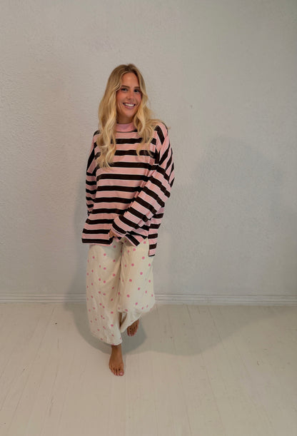 pink dottie barrel jeans