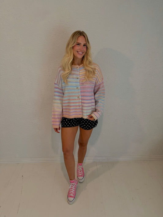 pastel sherbet cardigan