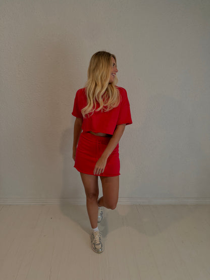 cherry on top skort set