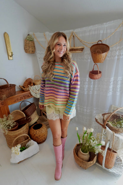 sherbet swirl sweater
