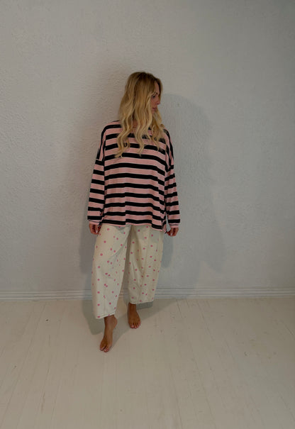 pink dottie barrel jeans