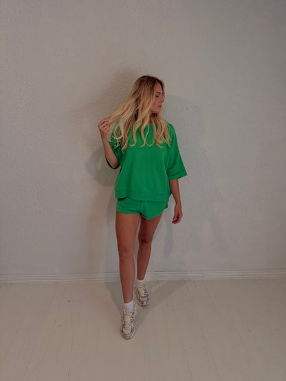 kelly green matching set