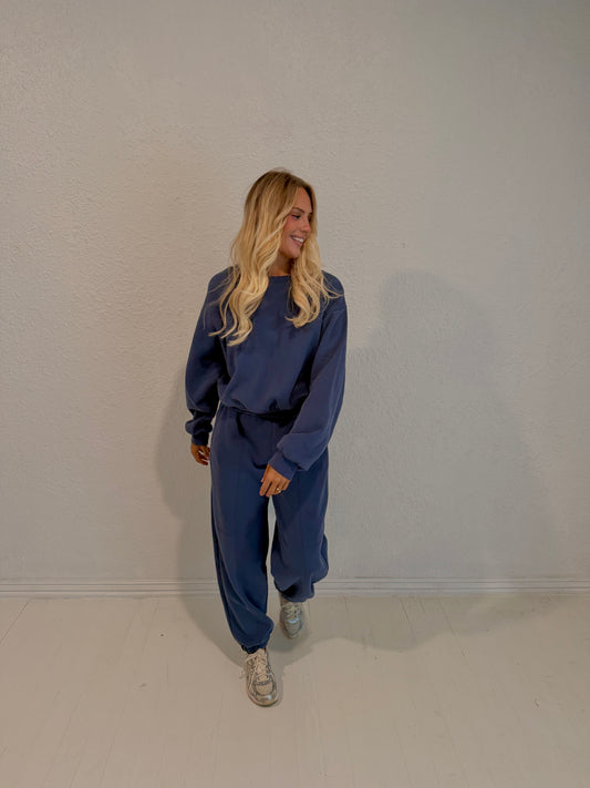 navy sweat set