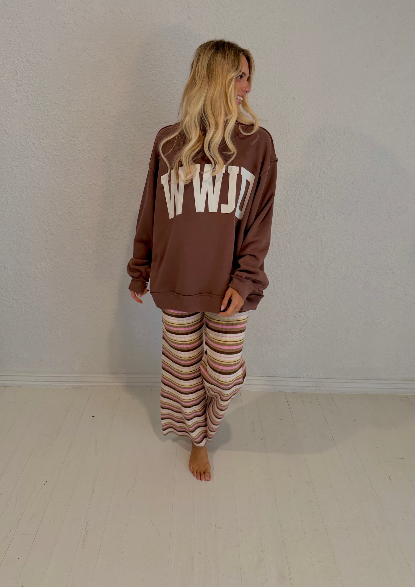 sundae stripe lounge pant
