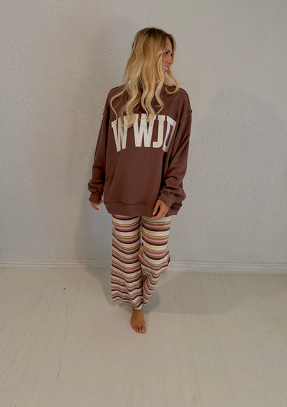 sundae stripe lounge pant