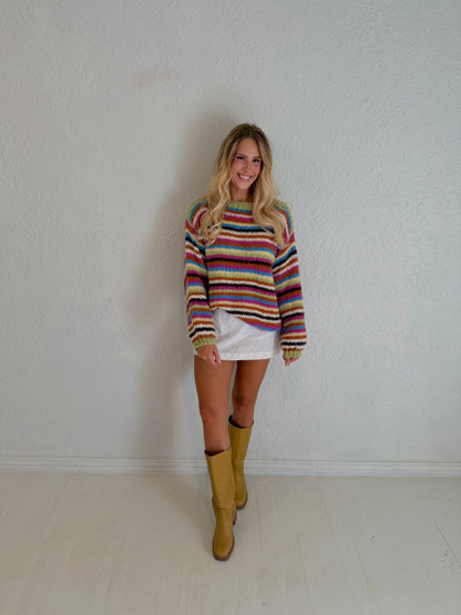 bright side stripe sweater