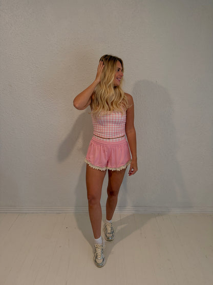 pink picnic active tank