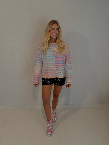 pastel sherbet cardigan