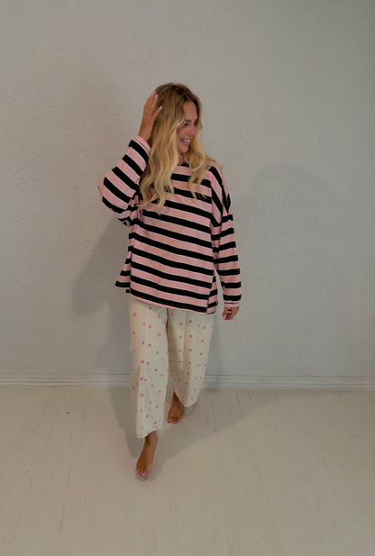 pink dottie barrel jeans