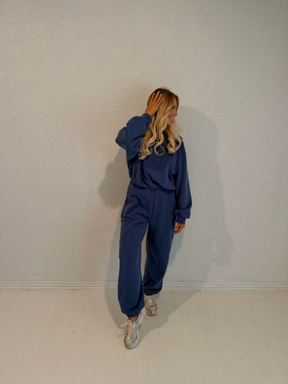 navy sweat set