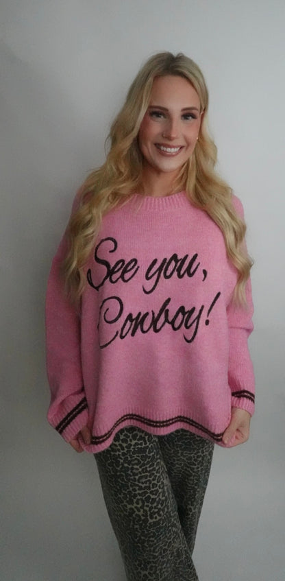 see you cowboy sweater