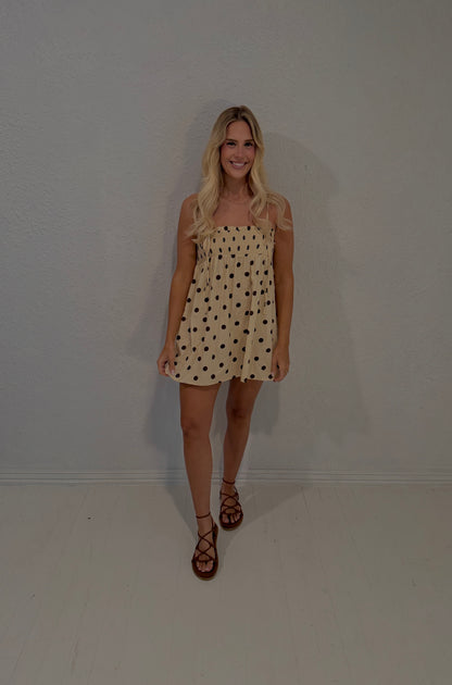 toffee dottie dress