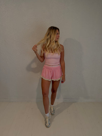 pink picnic active tank