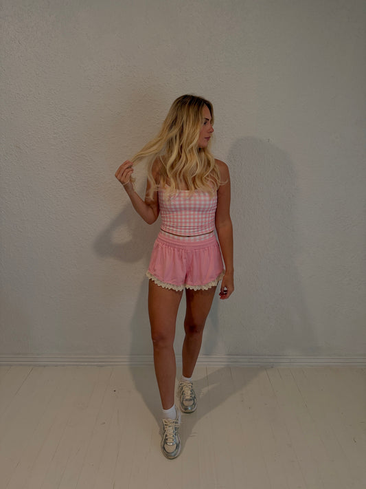 pink picnic active tank