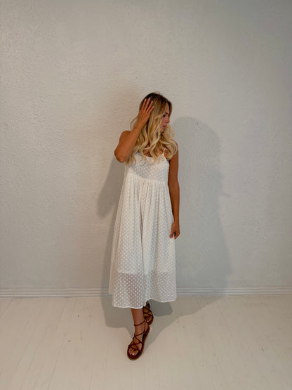 ivory bloom maxi dress