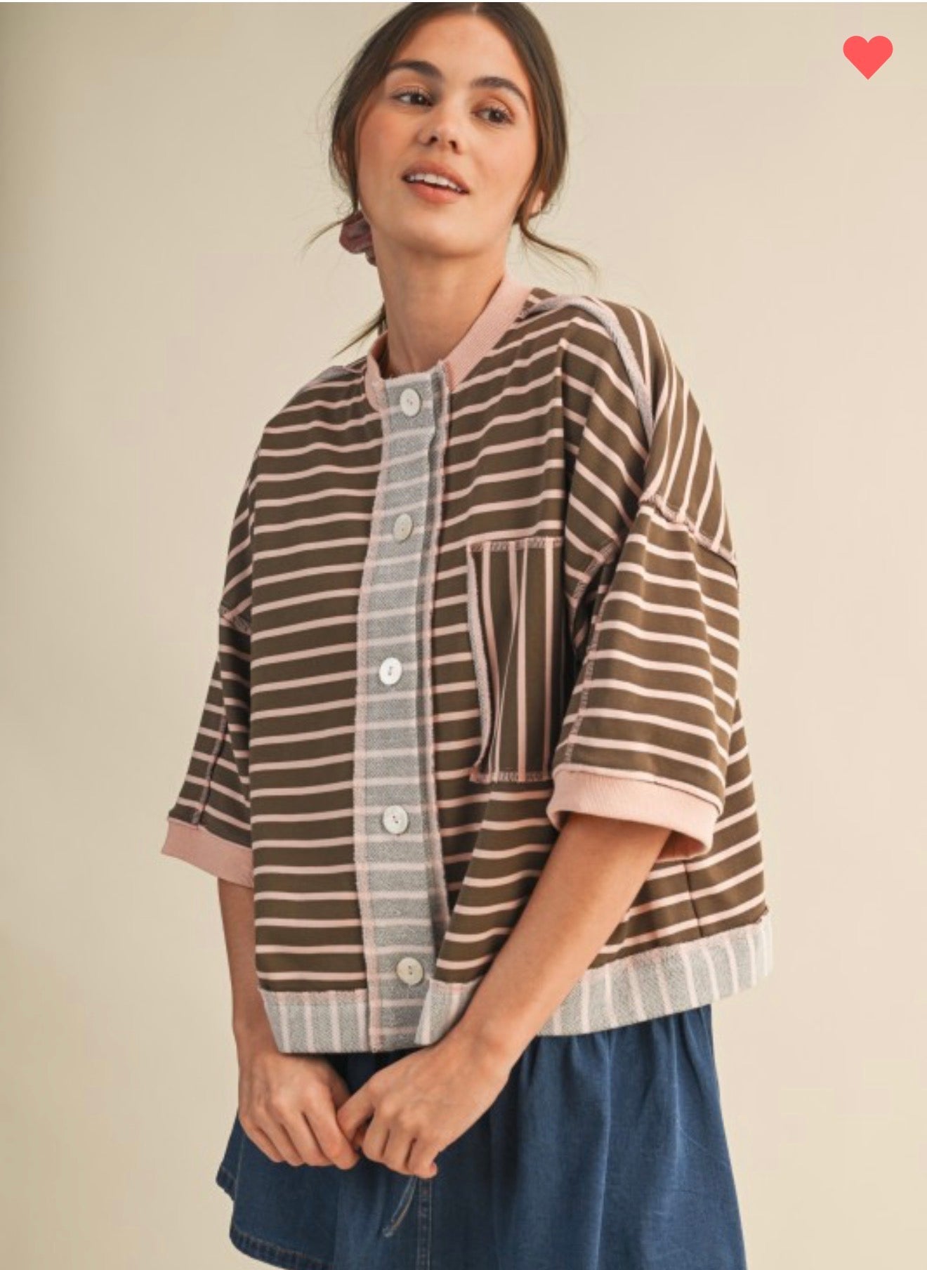 mocha blush oversized cardigan