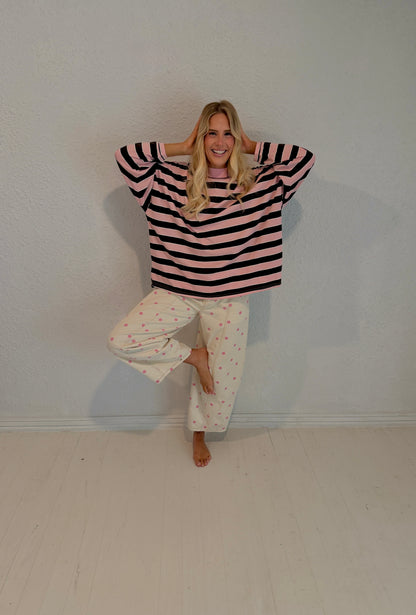 pink dottie barrel jeans