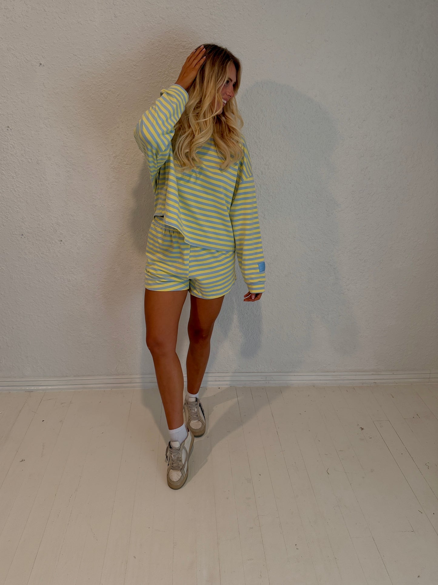 lemon lime stripe set