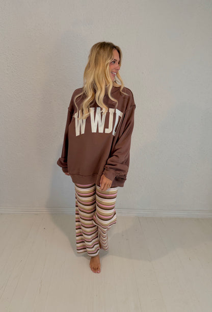 sundae stripe lounge pant