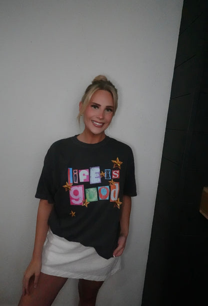 life is good graphic tee