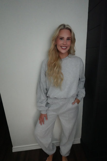 heather grey sweatpants