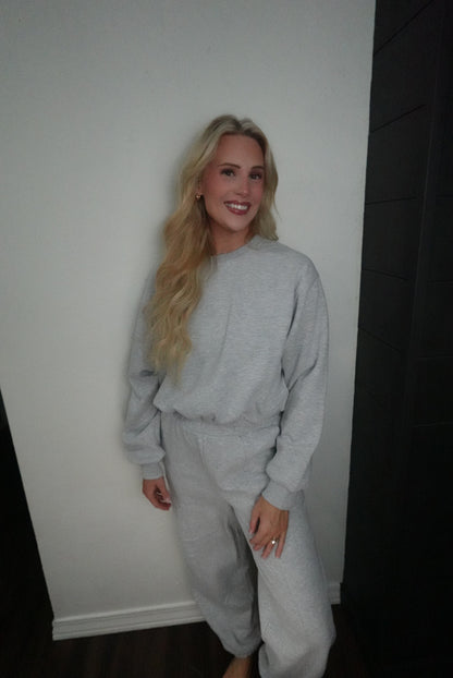 heather grey sweatpants