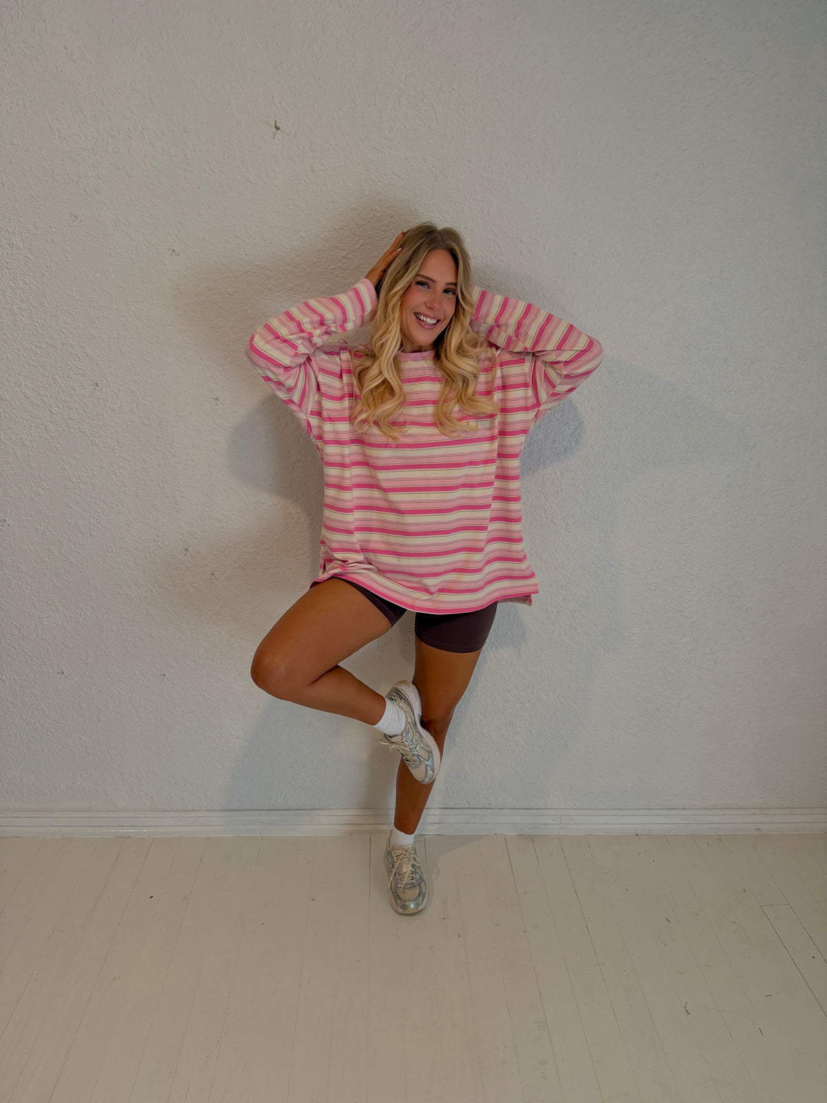 strawberry lime stripe long sleeve