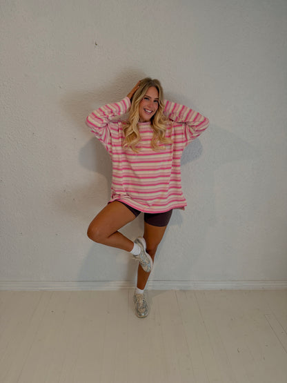 strawberry lime stripe long sleeve