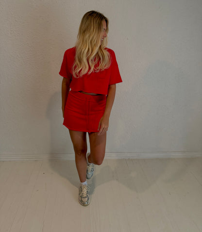 cherry on top skort set