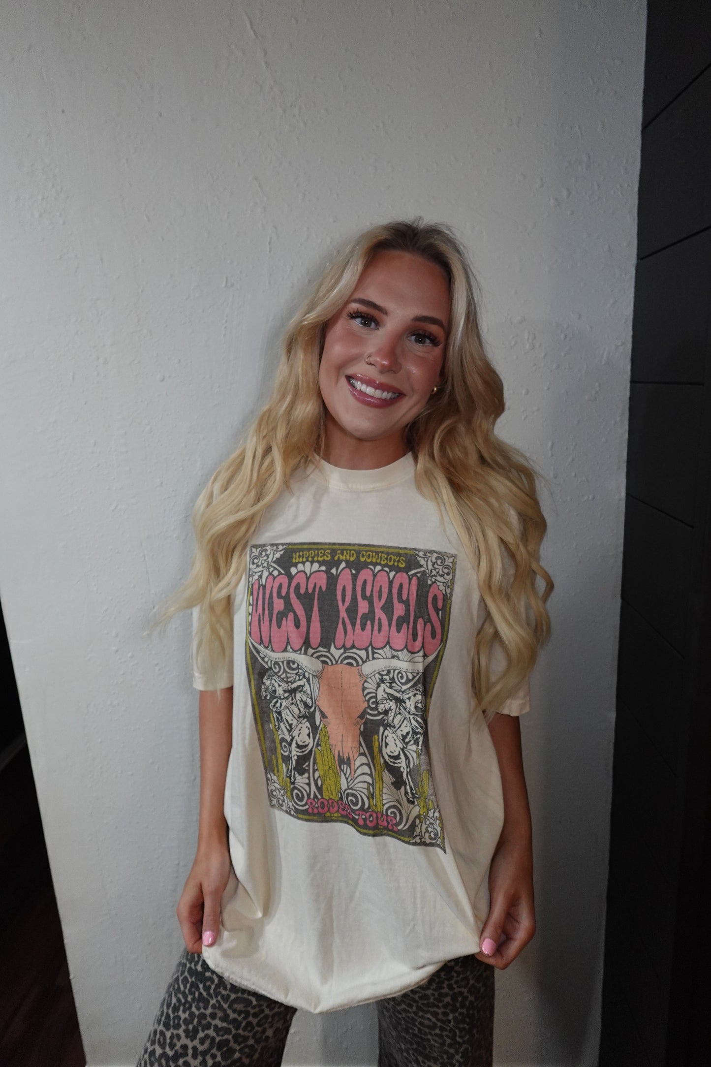 oversized west rebels vintage tee