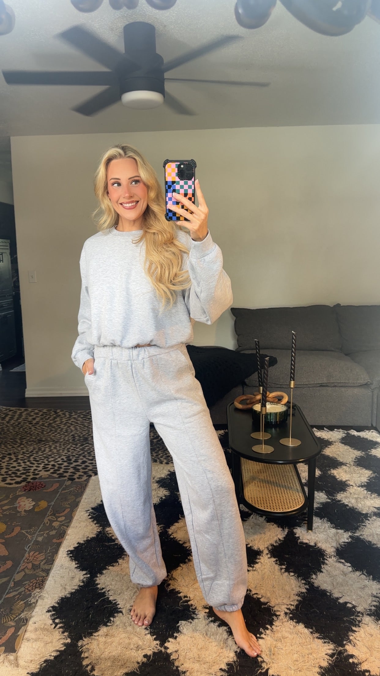 heather grey sweatpants